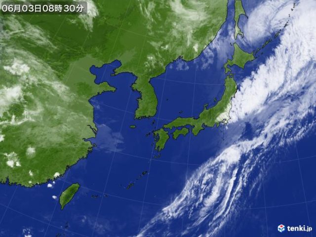 午後には晴れ間！