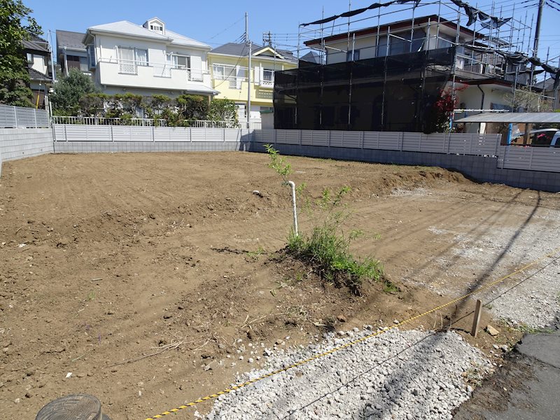 小和田三丁目　建築条件なし売地 現地写真