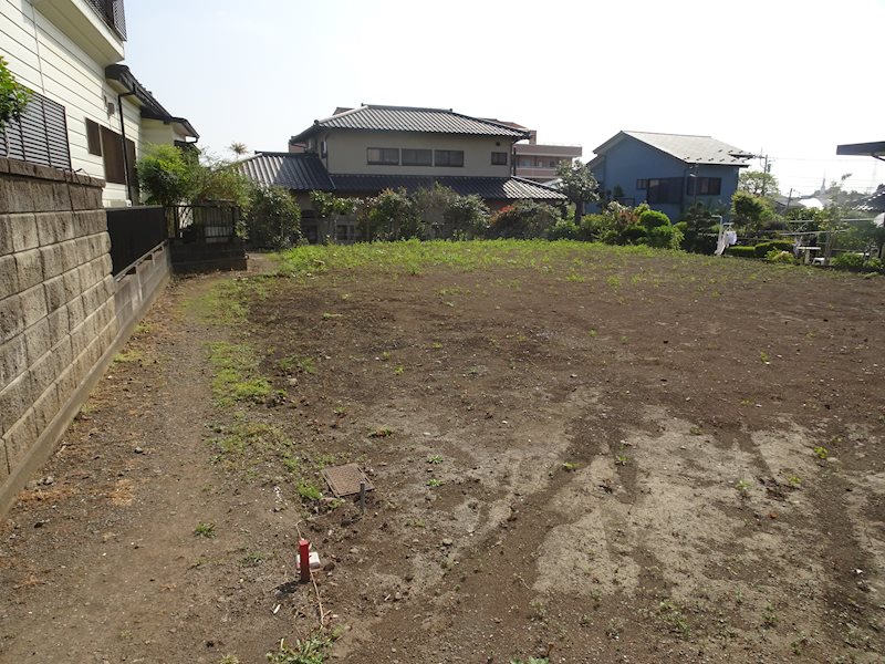寒川町岡田3丁目　建築条件なし売地 現地写真