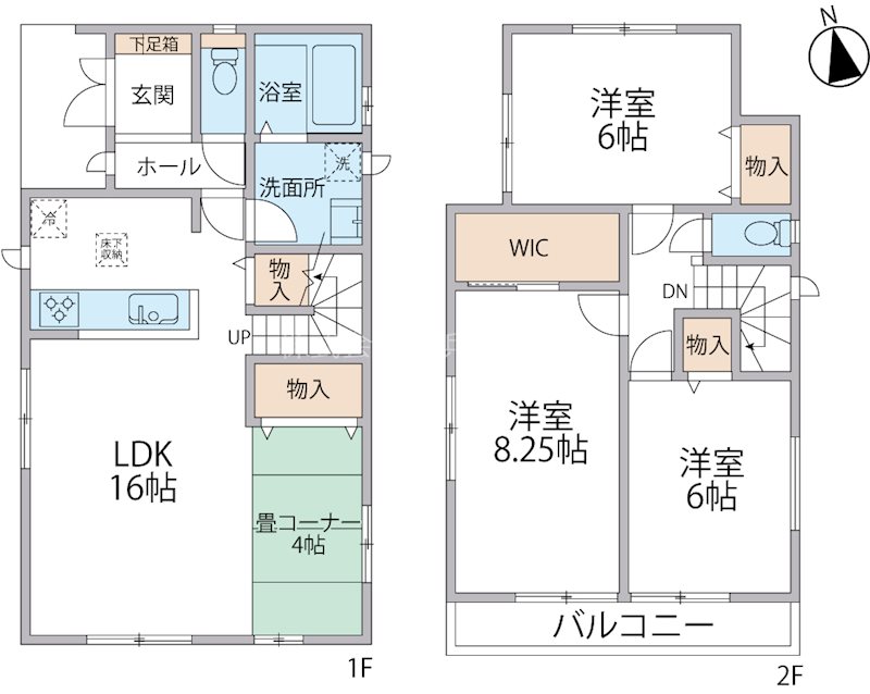 茅ヶ崎市室田１丁目 売地 建物プラン例（間取り図）