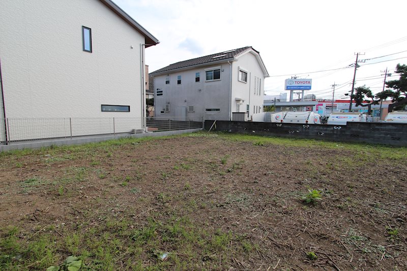 【建築条件なし】茅ヶ崎市下町屋２丁目売地 現地写真