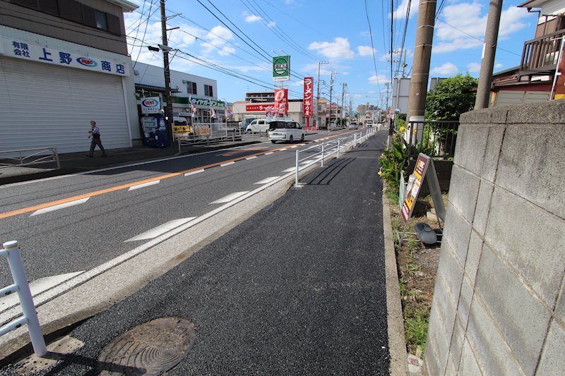 【建築条件なし】茅ヶ崎市下町屋２丁目売地 現地写真